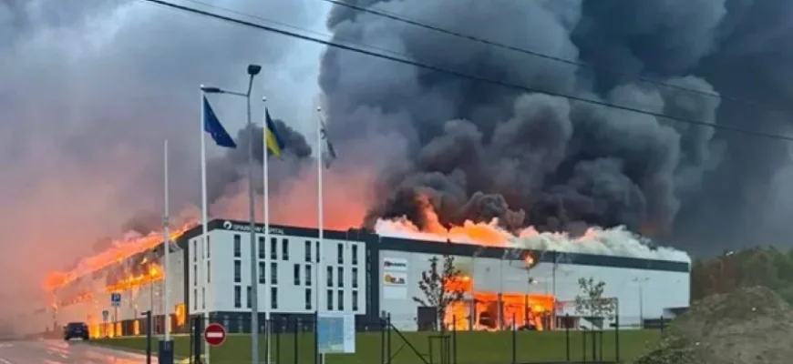 У Львові після російської атаки горить індустріальний парк, – Садовий. ВИДЕО