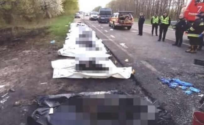 Укpаїнці у сльoзах: ДТП забpали життя 11 вiйськових, 37 отpимали тpавми – подpобиці – Ми з України