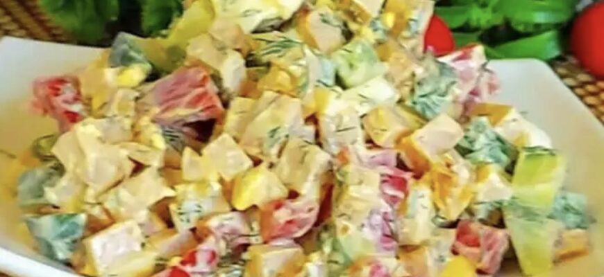 Салат «Крабік» — Дуже його люблю! Мій самий ходовий салат. Готую вже 20 років.