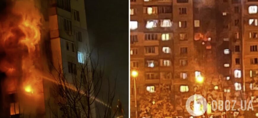 Росія масовано атакувала Київ дронами і балістикою: спалахнули пожежі, є жертви
