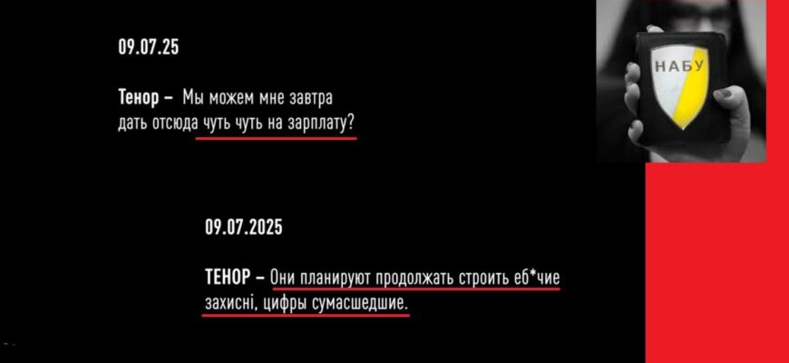 НАБУ опублікувало аудіо прослуховування про мільйонні відкати в енергетиці – вибухнув скандал