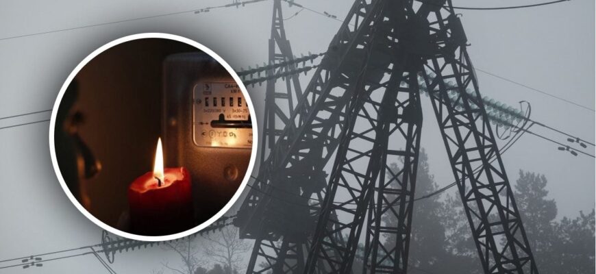 Одна з областей вже п’ять днів від’єднана від енергосистеми України – що відомо