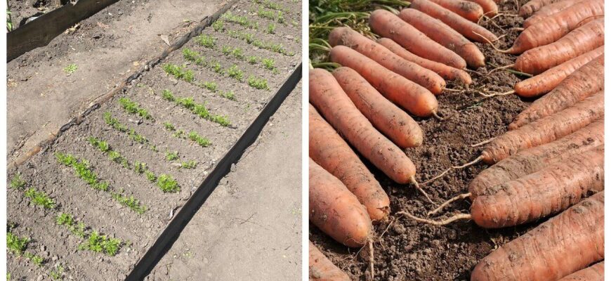До кінця листопада сію озиму моркву: сиплю в грядку 1 копійчаний порошок – плоди рівні і не мерзнуть