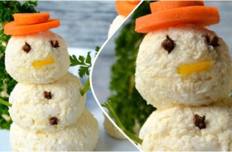 Смачнюча закуска “Сніговики в лісі” на Новий рік 2026 – готується за 5 хвилин, а з’їдається ще швидше