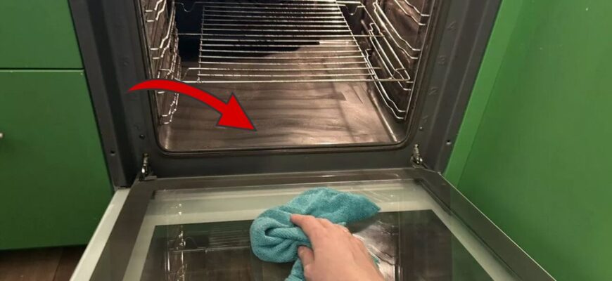 Купила 2 літри найдешевшого оцту й повторила пораду маминої кумасі: через 1 годину духовка блищить, як нова