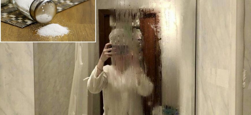 Поставила у ванній 1 миску солі – дзеркало нарешті не пітніє: це далеко не забобони, а практична користь