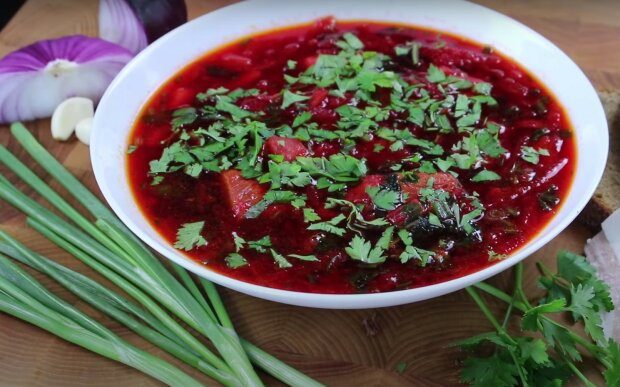 Насичений пісний борщ: рецепт без м’яса