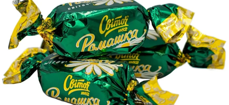 Цукерки “Ромашка” — чому вони так називаються: походження, історія і популярність