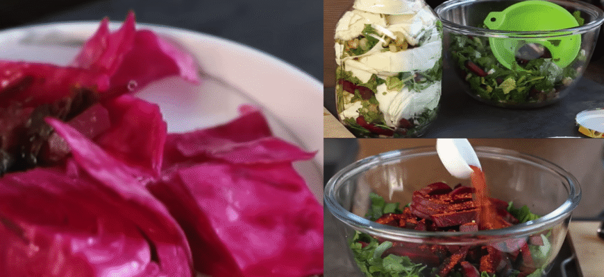 Квашену капусту закатую з бурячком: це не лише красиво, а ще й дуже смачно – смак новий на 100%