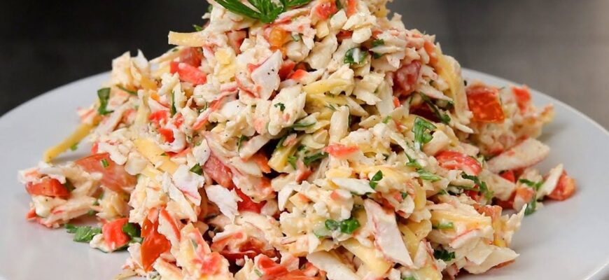 Цей салат кришу, коли гості вже на порозі: 10 хвилин – і страва виглядає, наче з ресторану. Рецепт простий!