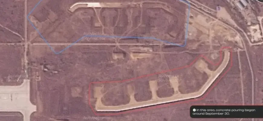 На авіабазі «Енгельс-2» зафіксовано 137 вантажівок невідомого призначення. ФОТО