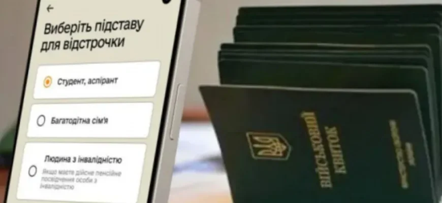 Перелік громадян, яким з листопада автоматично продовжать відстрочку