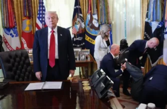 Переполох у Білому домі: у присутності Трампа і десятка камер чоловік втратив свідомість. ВІДЕО