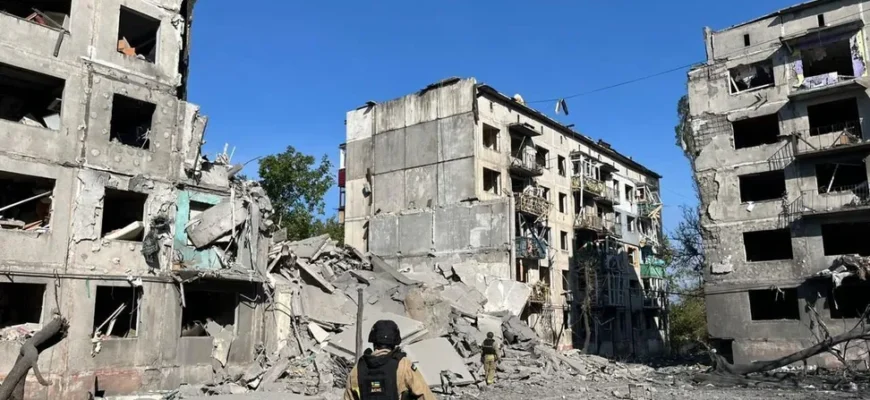 Руйнації, смерть і занепад: ЗСУ показали, як виглядає Мирноград із висоти пташиного польоту. Відео