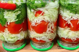 Помідори з капустою на зиму – смачне та перевірене поєднання