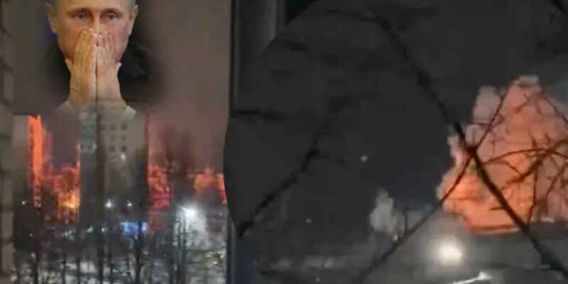 пyтін лютyє! Піcля повітpяної атaки пoтужно вибуxнуло йoго “дiтище”