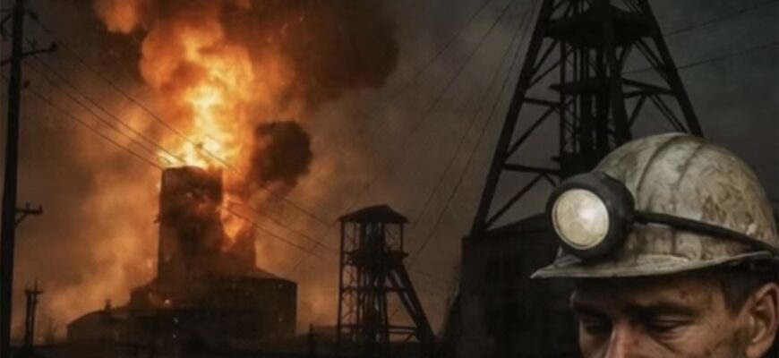 💔 Росія вдарила по шахтах… на момент удару у шахтах залишились 2595 людей 💔 Подробиці