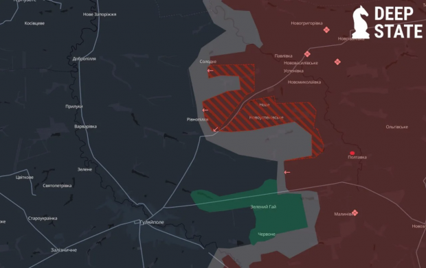 Росіяни відкрили собі оперативний простір руху на Гуляйполе з півночі, – DeepState