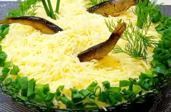 Салат «Пірнаючі золоті рибки»: краса, яка манить скуштувати