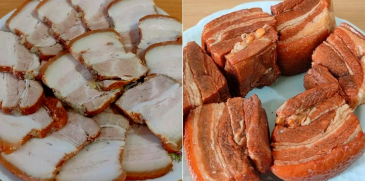 Сало в лушпиння цибулі — дуже смачне і ніжне, мій чоловік в захваті!