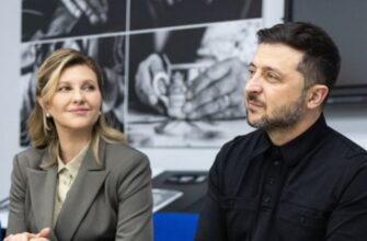 У сірому костюмі і з новою красивою зачіскою: діловий образ Олени Зеленської