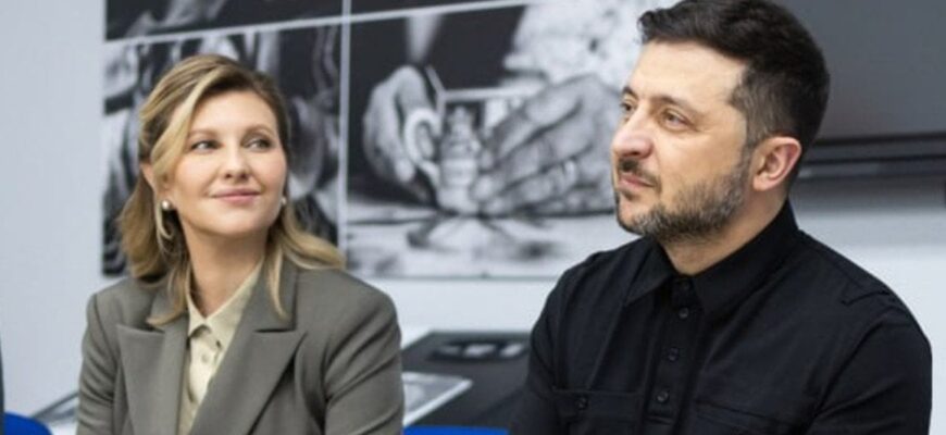 У сірому костюмі і з новою красивою зачіскою: діловий образ Олени Зеленської