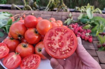 Тільки закінчила консервувати: вирощую на городі лише ці 2 сорти томатів, і збираю врожай аж до листопада