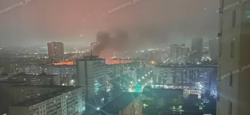 У російських містах Саратов і Енгельс лунала “бавовна” всю ніч