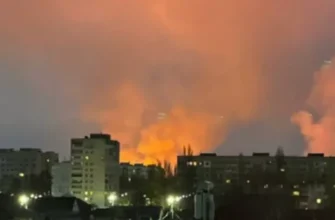 Видно заграву та чути вuбух: На окупованій Донеччині атаковано нафтобазу (відео)