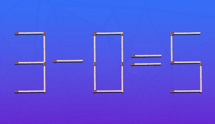 Задача із сірниками, яку проходять одиниці: Виправте приклад за 20 секунд