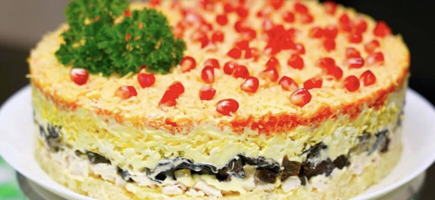 Салат «Тетяна» — дуже його люблю! №1 на свята. Переплюнув навіть «Олівʼє» і «Шубу»