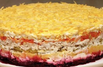 Салат «Корона» — гості в шоці з чого він! Навіть «Олівʼє» і «Шуба» тікають вбік