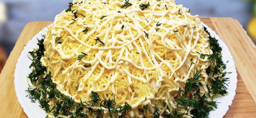 Салат «Лебединий пух» — Боже як я його люблю! Смак на 1000 балів — Шуба навіть поруч не стоїть