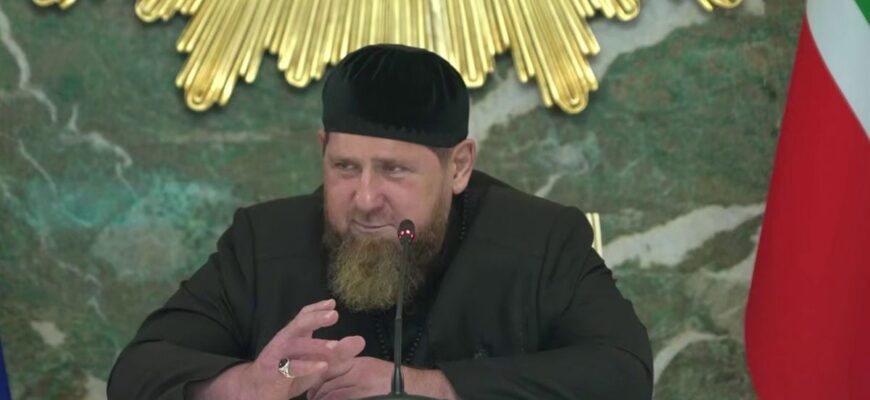 Кадиров тремтячим голосом звернувся до України після прильоту БПЛА по “Грозний-Сіті”: “Дайте локацію”