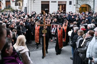 “Йде епоха”: у Львові розпочалося прощання зі Степаном Гігою