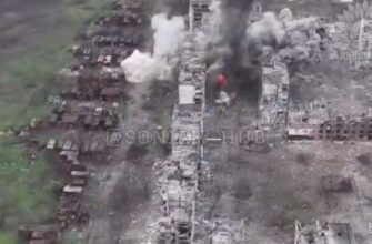 МіГ-29 на Запорізькому напрямку скинув бомбу AASMHAMMER на голови штурмовиків РФ – відео вибуху