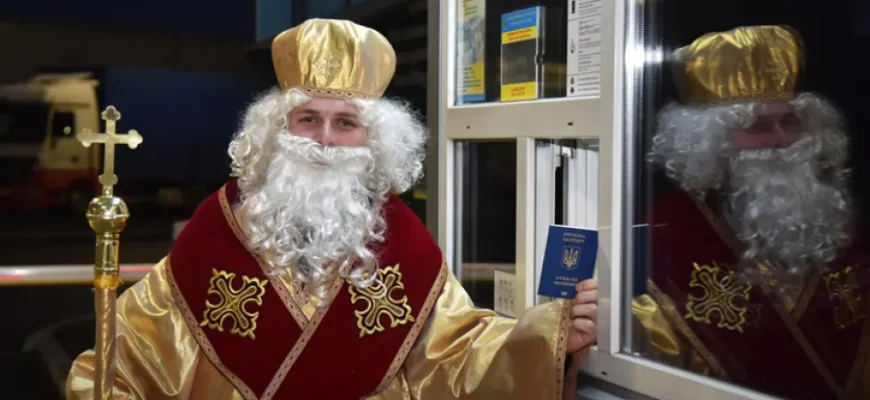 Через Рава-Руську в Україну в’їхав святий Миколай. ФОТО