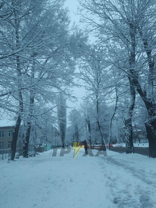 Сніг у Дніпрі / © Труха Дніпро