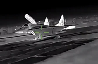 ГУР знищило МіГ-29 окупантів за допомогою безпілотника. ВІДЕО