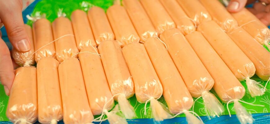 Забула, коли купляла сосиски в магазині: роблю сама вдома, і виходить — смачно: + це 100 разів натуральніше