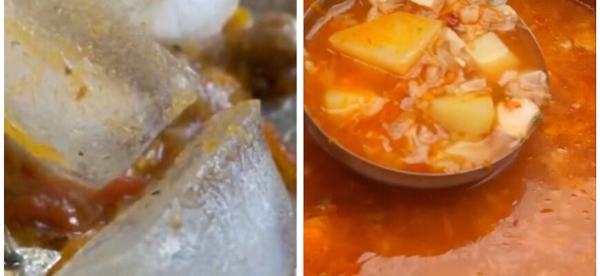 Загортаю 1 кубик льоду в серветку і забираю зайвий жир з супу чи борщу: лайфхак на вагу золота, не менше