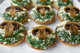 “Грибна поляна” то вже не салат, а закуска! 200 г печериць + плавлений сирок + часник: просто і смачно