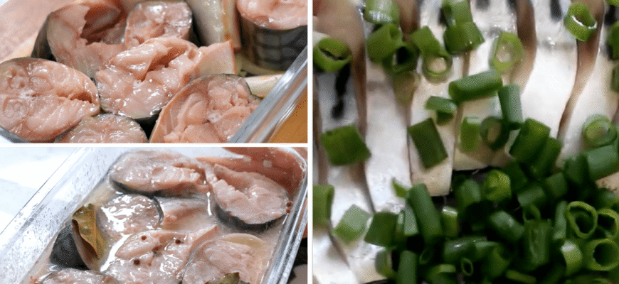 Скумбрія пряного посолу готова до столу вже за 4 години: використовую тільки сіль і цукор у пропорціях