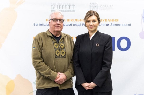 Говард Баффет та Олена Зеленська / © Instagram Олени Зеленської