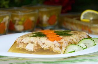1 продукт, як пише кулінарна книга 1974 року – і холодець смакує на всі 100, а то і 200