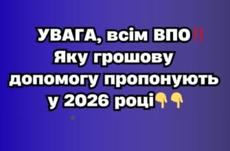 УВАГА, всім ВПО‼️Яку грошову допомогу пропонують y 2026 році✔