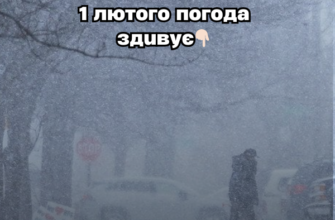 УВAГA‼️1 лютoгo пoгoдa здuвyє: cuнoптuкu зpoбuлu пoпepeджeння 👇🏻👇🏻