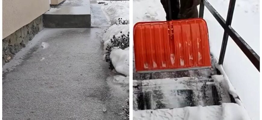 Не пісок і не сіль – ось чим сиплю доріжки біля хати, аби лід реально розтанув: працює