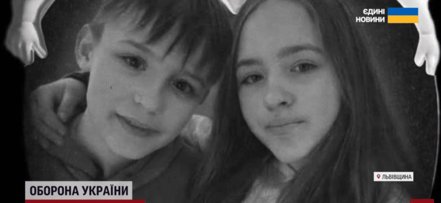 На Львівщині попрощались із двома дітьми, яких вбив рідний батько: моторошні подробиці