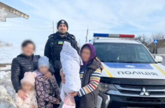 Після пологів сім’я з немовлям пішки добиралася до віддаленого села у негоду: відео